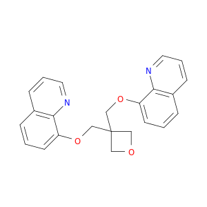 Quinoline, 8,8'-[3-oxetanylidenebis(methyleneoxy)]bis-