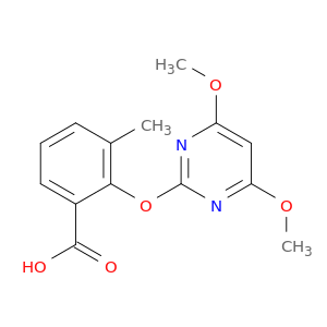 Benzoic acid, 2-[(4,6-dimethoxy-2-pyrimidinyl)oxy]-3-methyl-