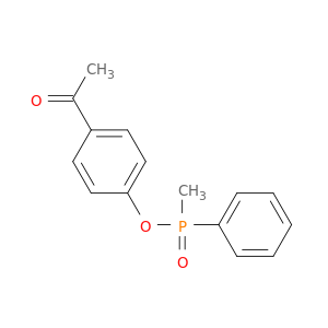 Phosphinic acid, methylphenyl-, 4-acetylphenyl ester