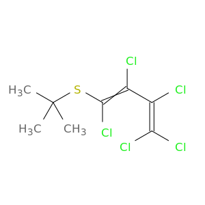 Sulfide, tert-butyl pentachloro-1,3-butadienyl