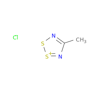 1,2,3,5-Dithiadiazol-1-ium, 4-methyl-, chloride