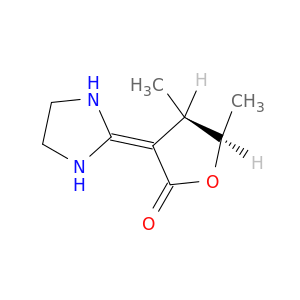 2(3H)-Furanone, dihydro-3-(2-imidazolidinylidene)-4,5-dimethyl-, cis-