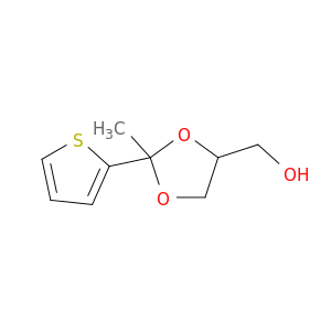 1,3-Dioxolane-4-methanol,2-methyl-2-(2-thienyl)-