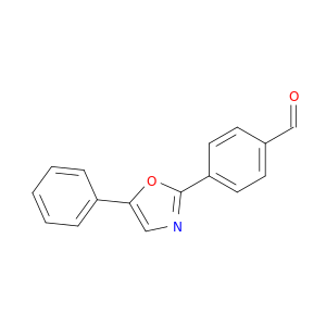 Benzaldehyde, 4-(5-phenyl-2-oxazolyl)-