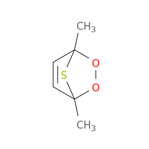 2,3-Dioxa-7-thiabicyclo[2.2.1]hept-5-ene, 1,4-dimethyl-