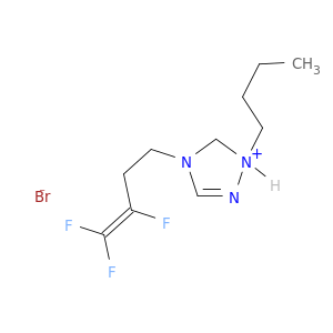 1H-1,2,4-Triazolium, 1-butyl-4-(3,4,4-trifluoro-3-butenyl)-, bromide