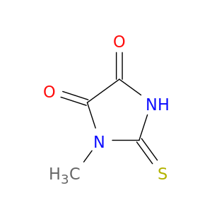 4,5-Imidazolidinedione, 1-methyl-2-thioxo-