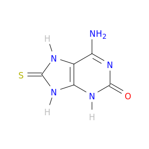 2H-Purin-2-one, 6-amino-3,7,8,9-tetrahydro-8-thioxo-