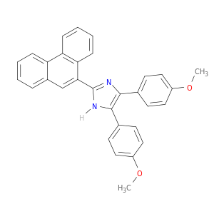 1H-Imidazole, 4,5-bis(4-methoxyphenyl)-2-(9-phenanthrenyl)-