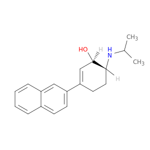 2-Cyclohexen-1-ol, 6-[(1-methylethyl)amino]-3-(2-naphthalenyl)-, trans-