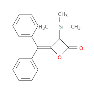 2-Oxetanone, 4-(diphenylmethylene)-3-(trimethylsilyl)-