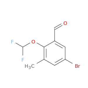 苯甲醛,5-溴-2-(二氟甲氧基)-3-甲基-