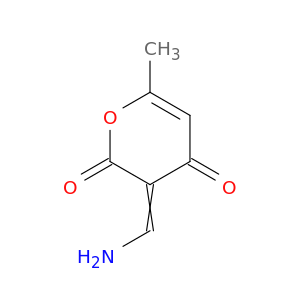 2H-Pyran-2,4(3H)-dione, 3-(aminomethylene)-6-methyl-