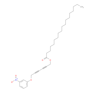 Octadecanoic acid, 6-(3-nitrophenoxy)-2,4-hexadiynyl ester