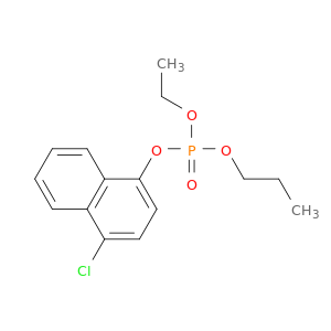 Phosphoric acid, 4-chloro-1-naphthalenyl ethyl propyl ester