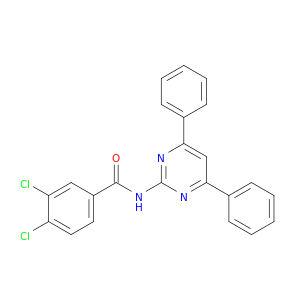 Benzamide, 3,4-dichloro-N-(4,6-diphenyl-2-pyrimidinyl)-