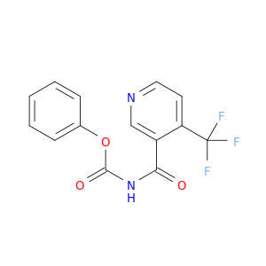Carbamic acid, [[4-(trifluoromethyl)-3-pyridinyl]carbonyl]-, phenyl ester