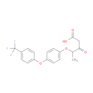 Pentanoic acid, 3-oxo-4-[4-[4-(trifluoromethyl)phenoxy]phenoxy]-
