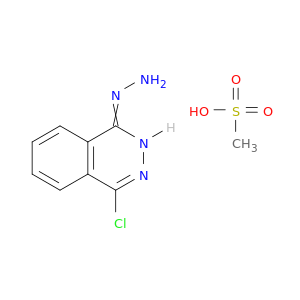 1(2H)-Phthalazinone, 4-chloro-, hydrazone, monomethanesulfonate