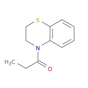 2H-1,4-Benzothiazine, 3,4-dihydro-4-(1-oxopropyl)-