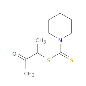 1-Piperidinecarbodithioic acid, 1-methyl-2-oxopropyl ester