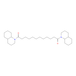 Quinoline, 1,1'-(1,12-dioxo-1,12-dodecanediyl)bis[decahydro-