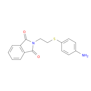 1H-Isoindole-1,3(2H)-dione, 2-[2-[(4-aminophenyl)thio]ethyl]-