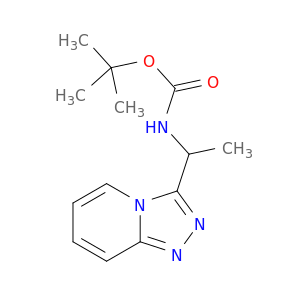 Tert-Butyl (1-([1,2,4]Triazolo[4,3-A]Pyridin-3-Yl)Ethyl)Carbamate