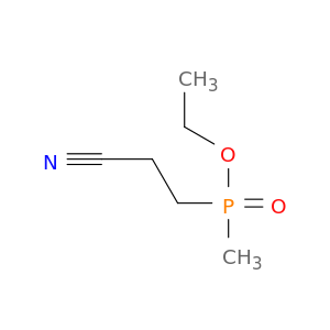Phosphinic acid, (2-cyanoethyl)methyl-, ethyl ester