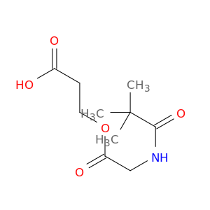 3-{[2-(2,2-Dimethylpropanamido)acetyl]oxy}propanoic Acid