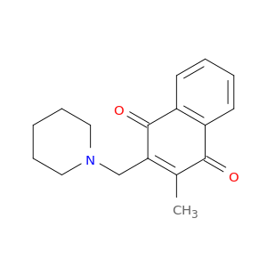 1,4-Naphthalenedione, 2-methyl-3-(1-piperidinylmethyl)-