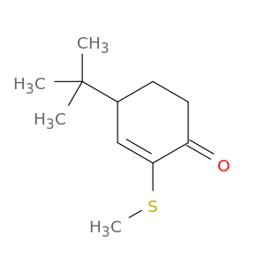 2-Cyclohexen-1-one, 4-(1,1-dimethylethyl)-2-(methylthio)-