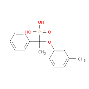 Phosphonic acid, [1-(3-methylphenoxy)-1-phenylethyl]-