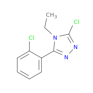 3-Chloro-5-(2-chlorophenyl)-4-ethyl-4H-1,2,4-triazole