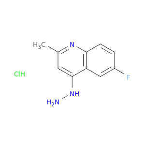 6-Fluoro-4-hydrazino-2-methylquinoline hydrochloride