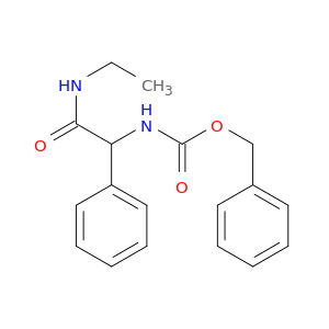 氨基甲酸,N-[2-(乙基氨基)-2-氧代-1-苯基乙基]-,苯基甲基酯