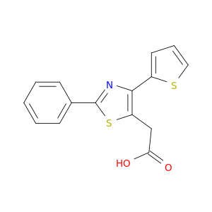 5-Thiazoleacetic acid,2-phenyl-4-(2-thienyl)-