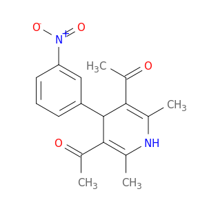 1,1'-(2,6-dimethyl-4-(3-nitrophenyl)-1,4-dihydropyridine-3,5-diyl)diethanone