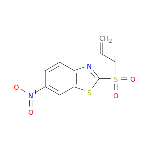 Benzothiazole, 6-nitro-2-(2-propenylsulfonyl)-