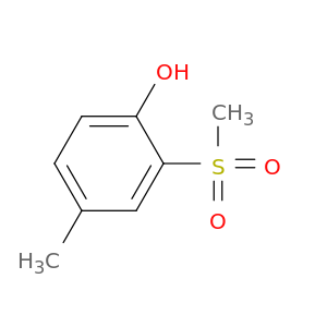Phenol, 4-methyl-2-(methylsulfonyl)-