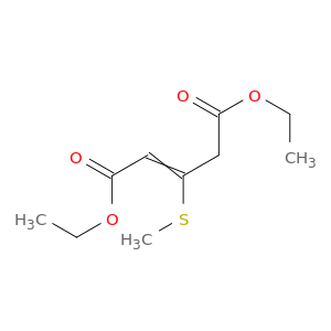 2-Pentenedioic acid, 3-(methylthio)-, diethyl ester