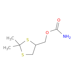 (2,2-dimethyl-1,3-dithiolan-4-yl)methyl carbamate