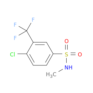 4-Chloro-n-methyl-3-(trifluoromethyl)benzene-1-sulfonamide