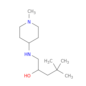 4,4-Dimethyl-1-[(1-methylpiperidin-4-yl)amino]pentan-2-ol