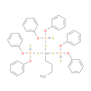 Stannane, butyltris[(diphenoxyphosphinothioyl)thio]-