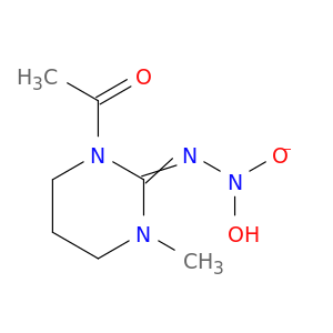 1-ACETYL-2-(HYDROXY(OXIDO)HYDRAZONO)-3-METHYLHEXAHYDROPYRIMIDINE