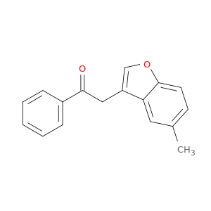 Ethanone, 2-(5-methyl-3-benzofuranyl)-1-phenyl-