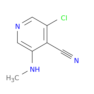 4-Pyridinecarbonitrile, 3-chloro-5-(methylamino)-