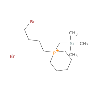 Phosphorinanium, 1-(4-bromobutyl)-1-[(trimethylsilyl)methyl]-, bromide