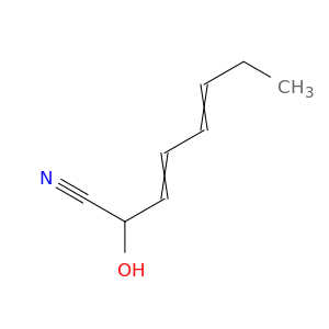 3,5-Octadienenitrile, 2-hydroxy-